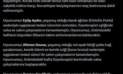 Samsunspor, 4 futbolcunun sakatlık durumunu açıkladı