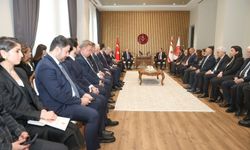 TBMM AB Uyum Komisyonu Başkanı Kayatürk, KKTC Cumhuriyet Meclisi Başkanı Öztürkler ile görüştü