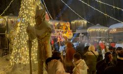 Uludağ'da coşkulu yeni yıl kutlaması