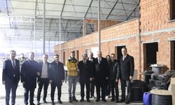 Vali Tavlı, Bafra Sera Organize Tarım Bölgesi'nde incelemelerde bulundu