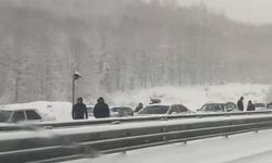 Zonguldak'ta kar yağışı nedeniyle 62 köy yolu kapandı (2)