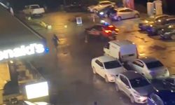 AVM otoparkındaki bıçaklı kavga kamerada