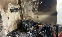 Çorum'da yangın; 1 daire kullanılamaz hale geldi