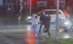 Trabzonspor'un takım otobüsüne saldırı anları kamerada