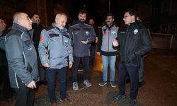 Başkan Yazıcıoğlu'ndan gece mesaisi