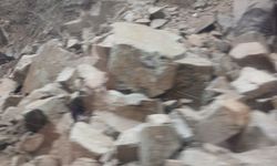 Gümüşhane-Giresun kara yolunda heyelan