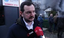 Trabzon'da fındık fabrikasında yangın (2)