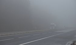 Bolu Dağı geçişinde sis etkili oldu