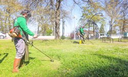 Canik'te parklar yaza hazırlanıyor