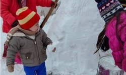 Çorum'da kar yağışı