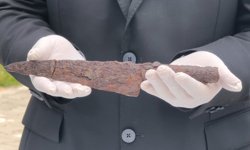 Hadrianopolis Antik Kenti'nde 5'inci yüzyıla ait bıçaklar ve kösüre taşı ortaya çıkarıldı