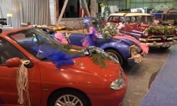 Klasik gelin arabaları fuarın gözdesi oldu