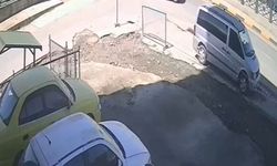 Motosiklet sürücüsünün öldüğü kaza kamerada