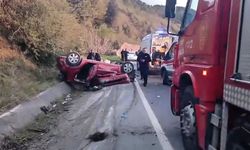 Ormancıları taşıyan otomobil takla attı: 3 yaralı