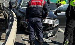 Polisin 'dur' ihtarına uymadı, kaza yapınca yakalandı