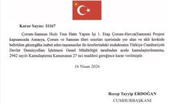 Samsun Valisi Tavlı: Çorum-Samsun Hızlı Tren Hattı üretim ve lojistiği güçlendirecek