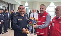 Samsun'da Polis Teşkilatı'nın 181'inci yılında 181 emniyet personelinden kan bağışı