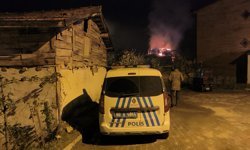 Tokat'ta tek katlı ahşap evde yangın