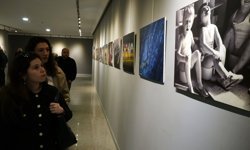 Trabzon'da uluslararası mizahi yapıtlar sergisi açıldı