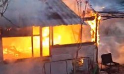 Yanan baraka kullanılamaz hale geldi