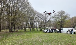 Zirai dron kullanan öğrenciden, üniversitede arkadaşlarına uygulamalı ilaçlama ve gübreleme eğitimi