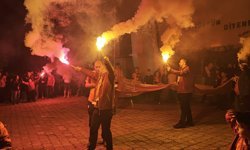 Artvin'de Galatasaray'ın şampiyonluğu horonlarla kutlandı