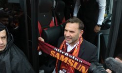 Galatasaray kafilesi, Samsun'a geldi