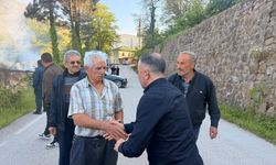 Ordu'da ev alev alev yandı