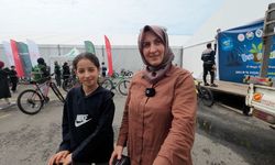 Rize'de 19 Mayıs coşkusu; bisiklet turunda 4 kilometre pedal çevirdiler