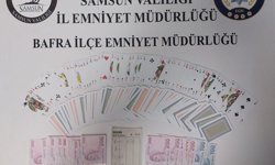 Samsun'da kıraathaneye kumar baskını: 5 kişiye 58 bin TL ceza