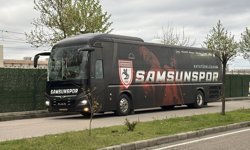 Samsunspor ve Galatasaray stadyuma geldi
