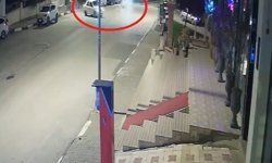 Tokat'ta 2 otomobilin çarpıştığı kaza kamerada
