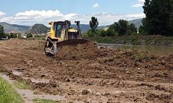 Tokat'ta sağanak sonrası su altında kalan tarım arazileri dronla görüntülendi (2)