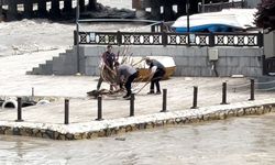 Tokat'ta tarım arazilerinin sular altında kaldığı anlar dronla görüntülendi (2)