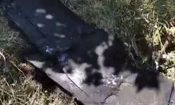 Kastamonu'da evin bahçesine İHA düştü