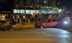 Otomobille çarpışan motosikletin sürücüsü ağır yaralandı