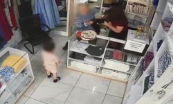 Ücret nedeniyle tartıştığı terzinin kızını darbetti; olay kamerada