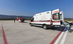 Ambulans helikopter, 14 yaşındaki hasta için havalandı