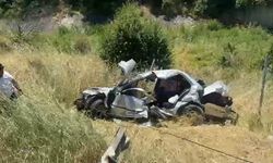 Bolu'da otoyolda otomobil şarampole devrildi: 1 ölü, 3 yaralı