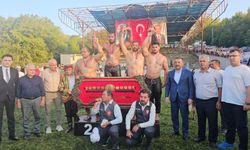 Dağköy yağlı güreşlerinde kavgalı yarı final