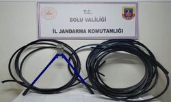 Kablo hırsızı tutuklandı