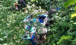 Ordu'da devrilen patpatın sürücüsü öldü