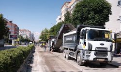 Çorum Gazi Caddesi asfalt yenileme çalışmalarında ikinci etap başladı