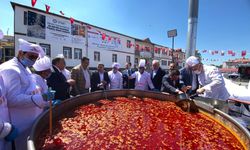 Dev kazanda hazırlanan kuru fasulye ile dünya rekoru kırıldı