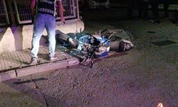 Otomobil ile çarpışan motosikletin sürücüsü ağır yaralandı