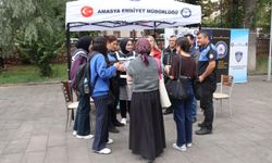 Amasya'da üniversitelilere 'El Ele Güvenli Geleceğe' bilgilendirmesi