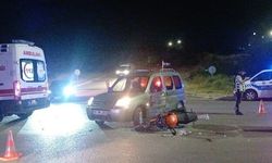 Çorum'da otomobil ile motosiklet çarpıştı: 3 yaralı
