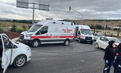 Çorum'da trafik kazası:4 yaralı