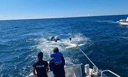 Gürcistan'dan kalkan küçük uçak, Rize açıklarında denize acil iniş yaptı (6)