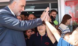 Samsun Canik'te tüm 1'inci sınıf öğrencilerine çanta ve kırtasiye seti